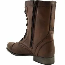 Steve Madden Troopa Military Dress Boots - Womens Brown -Rogan‘s Shoes shop SV TROOPA BRN3
