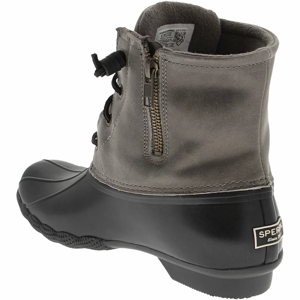Sperry Saltwater Rubber Boots - Womens Grey 3 Sperry Saltwater Rubber Boots - Womens Grey - Image 3