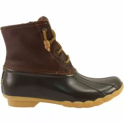 Sperry Saltwater Rubber Boots - Womens Saltwater Tan Dark Brown