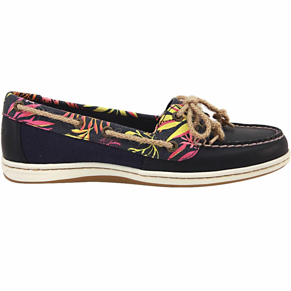 Sperry Firefish Boat Shoes - Womens Navy Pink 1 Sperry Firefish Boat Shoes - Womens Navy Pink