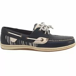 Sperry Koifish Denim Stripe Boat Shoes - Womens Navy