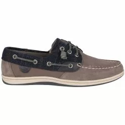 Sperry Songfish Suede Wool Boat Shoes - Womens Navy