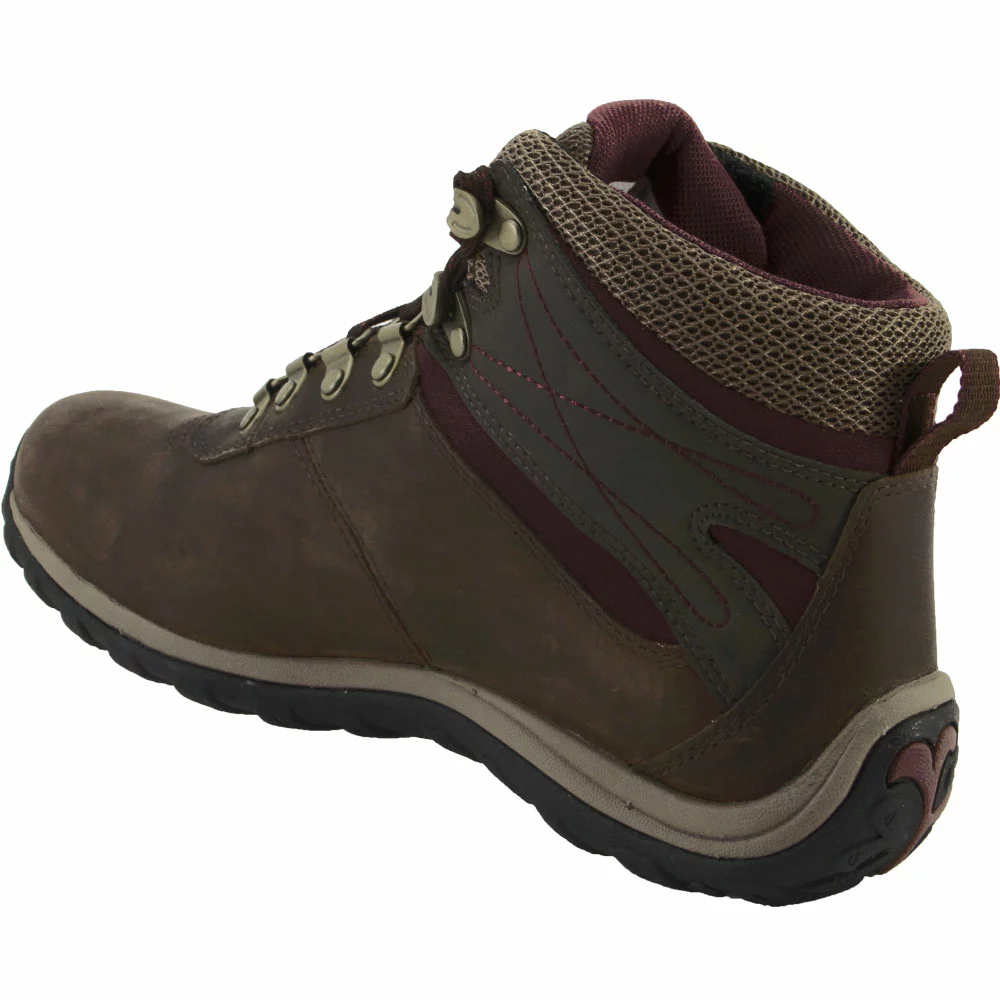 Timberland Norwood Mid Hiking Boots - Womens Dark Brown Maroon 3 Timberland Norwood Mid Hiking Boots - Womens Dark Brown Maroon - Image 3