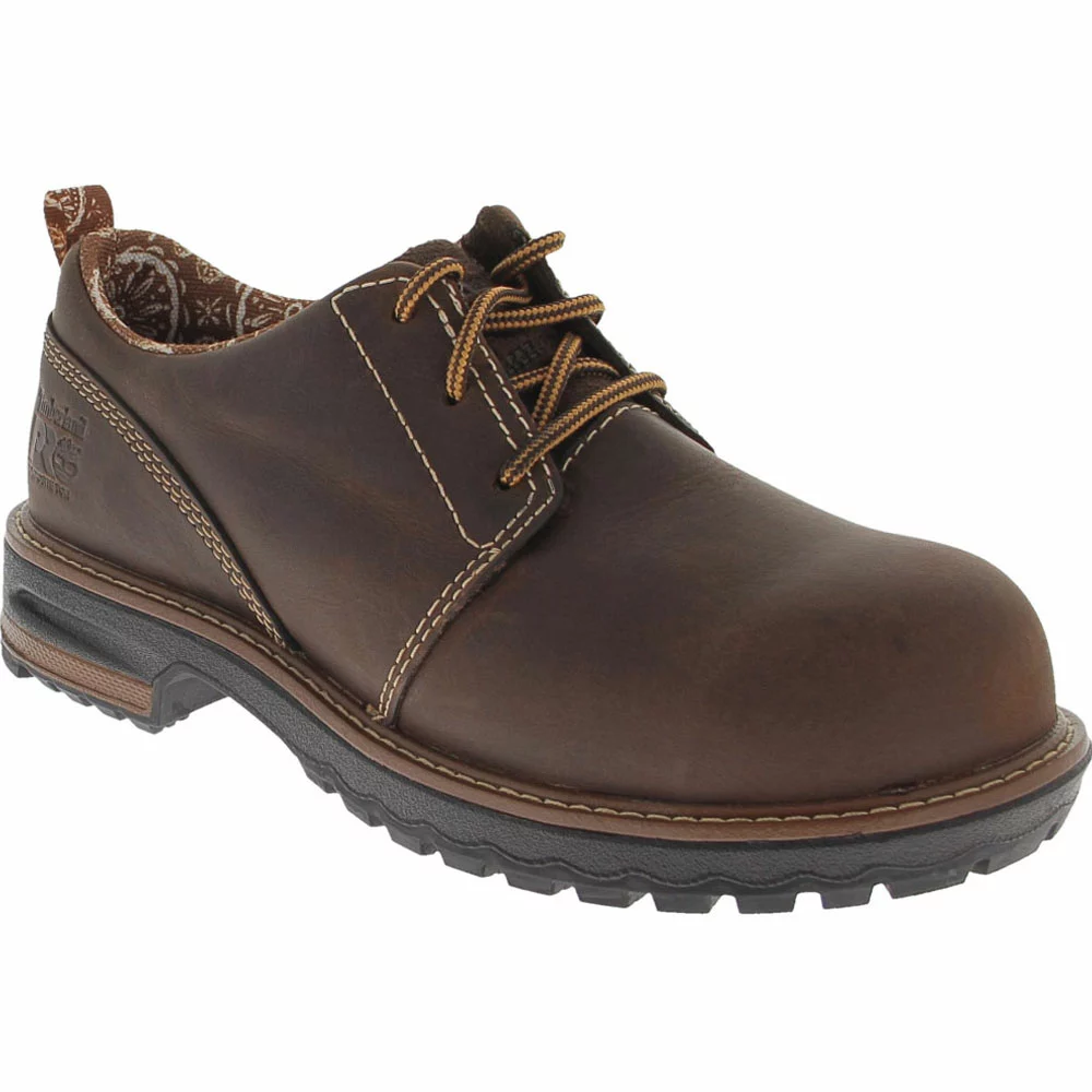 Timberland Pro Boots Timberland PRO Hightower Oxford Work Shoes - Womens Brown 2 Timberland Pro Boots Timberland PRO Hightower Oxford Work Shoes - Womens Brown - Image 2
