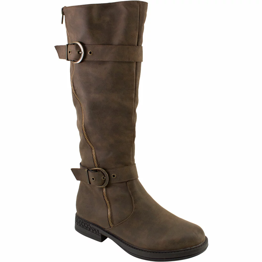 Two Lips Too Jordy Tall Dress Boots - Womens Brown 2 Two Lips Too Jordy Tall Dress Boots - Womens Brown - Image 2