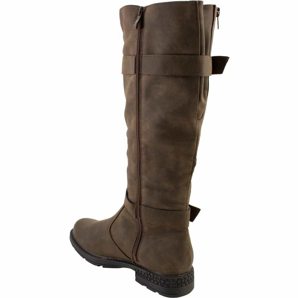 Two Lips Too Jordy Tall Dress Boots - Womens Brown 3 Two Lips Too Jordy Tall Dress Boots - Womens Brown - Image 3