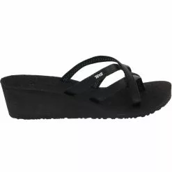 Teva Mush Mandalyn Wedge Ola 2 Sandals - Womens Black