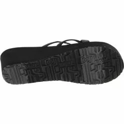 Teva Mush Mandalyn Wedge Ola 2 Sandals - Womens Black -Rogan‘s Shoes shop TV 1000099 BLK4