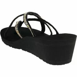 Teva Mush Mandalyn Wedge Ola 2 Sandals - Womens Agave Black Metallic -Rogan‘s Shoes shop TV 1000099 XXW3