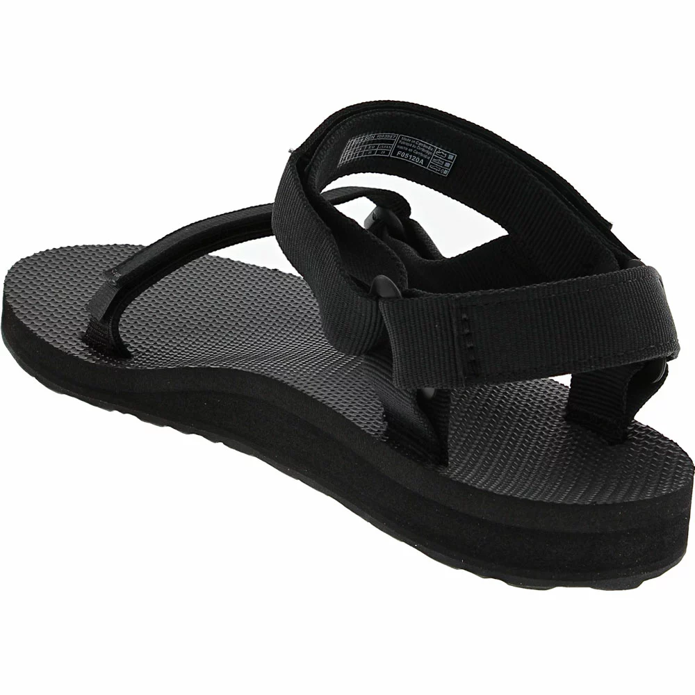Teva Original Sandal Outdoor Sandals - Womens Black 3 Teva Original Sandal Outdoor Sandals - Womens Black - Image 3