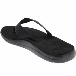 Teva Voya Flip Flops - Womens Black -Rogan‘s Shoes shop TV 1019040 BLK3 1