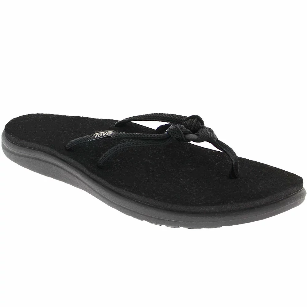 Teva Voya Tri Flip Flops - Womens Black 2 Teva Voya Tri Flip Flops - Womens Black - Image 2