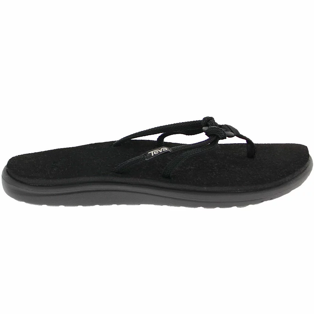 Teva Voya Tri Flip Flops - Womens Black 1 Teva Voya Tri Flip Flops - Womens Black