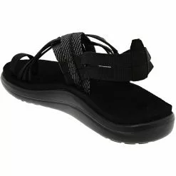 Teva Voya Strappy Water Sandals - Womens Black -Rogan‘s Shoes shop TV 1099271 BLK3