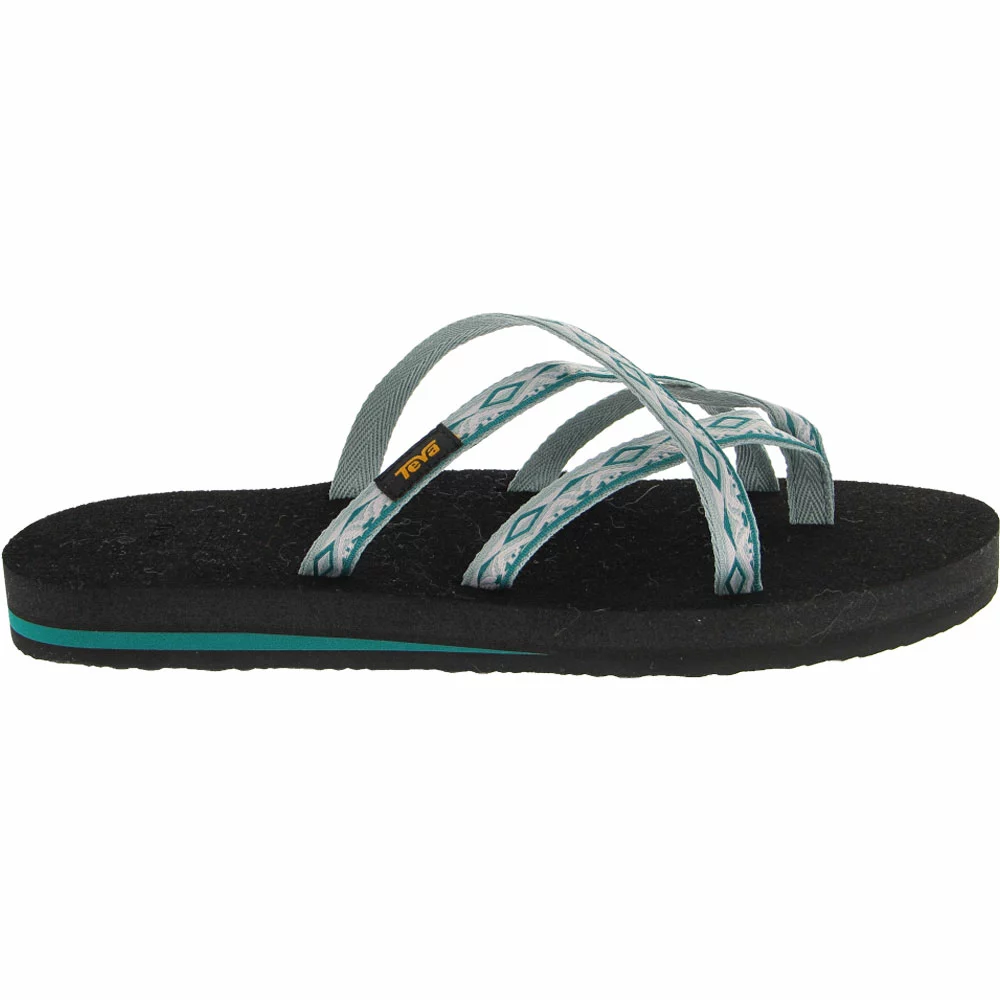 Teva Olowahu Flip Flop Sandals - Womens Grey 1 Teva Olowahu Flip Flop Sandals - Womens Grey