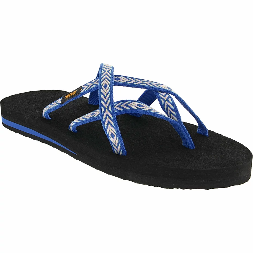 Teva Olowahu Flip Flop Sandals - Womens Lapis Blue 2 Teva Olowahu Flip Flop Sandals - Womens Lapis Blue - Image 2