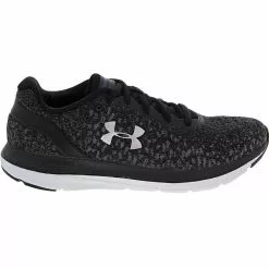 Under Armour Charged Impulse Knit Running Shoes - Womens Black