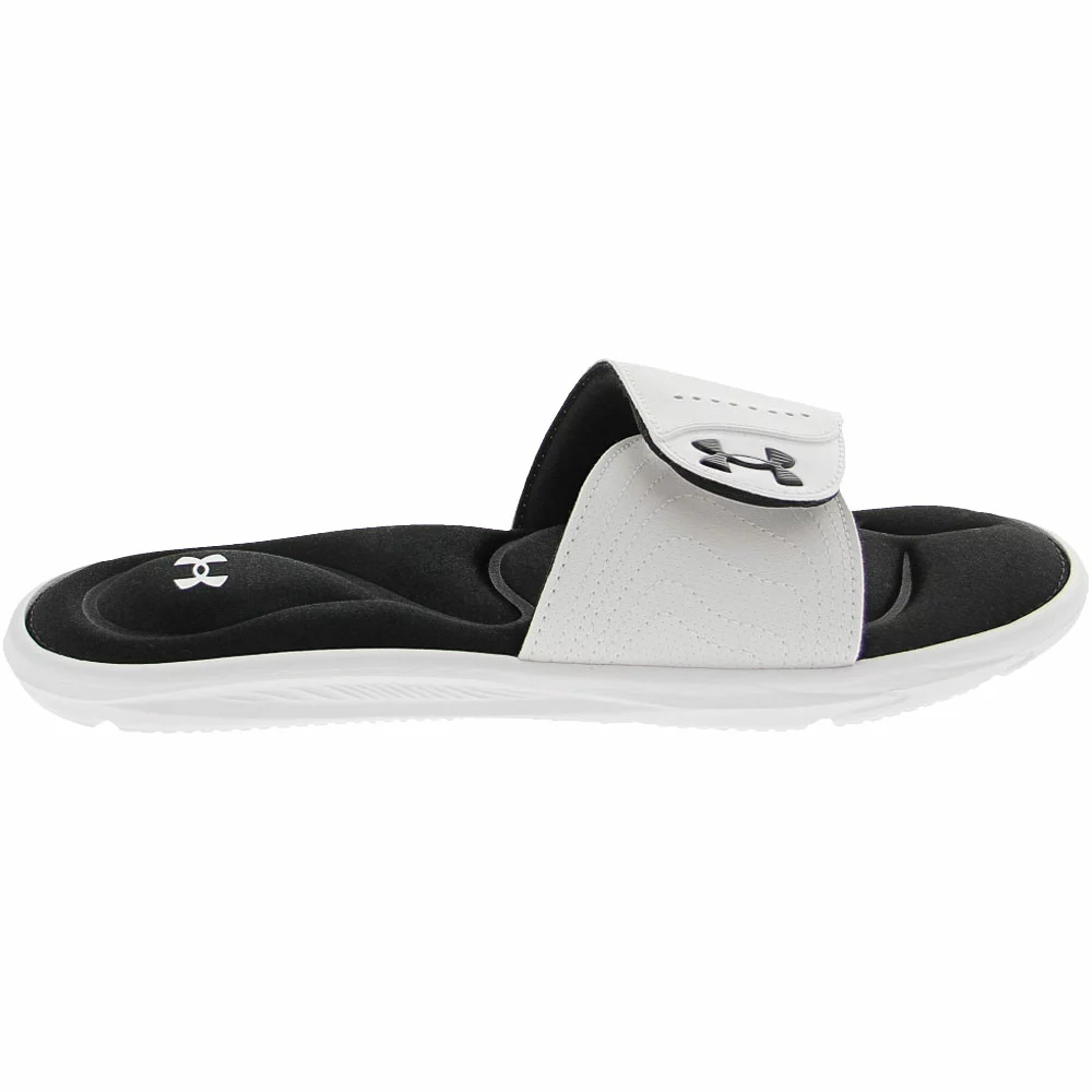 Under Armour Ignite 9 Sl Slide Sandals - Womens Grey Black 1 Under Armour Ignite 9 Sl Slide Sandals - Womens Grey Black