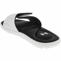 Under Armour Ignite 9 Sl Slide Sandals - Womens Grey Black 6 Under Armour Ignite 9 Sl Slide Sandals - Womens Grey Black -Rogan‘s Shoes shop UA 3022717 1003