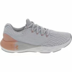 Under Armour Charged Vantage Running Shoes - Womens White Grey Mauve