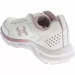 Under Armour Charged Assert 9 Running Shoes - Womens White Mauve Pink -Rogan‘s Shoes shop UA 3024591 1133