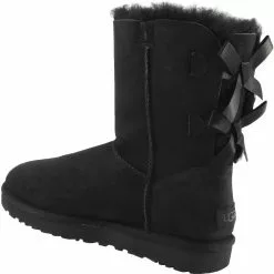 UGG Boots UGG Bailey Bow 2 Winter Boots - Womens Black -Rogan‘s Shoes shop UG 1016225 BLK3