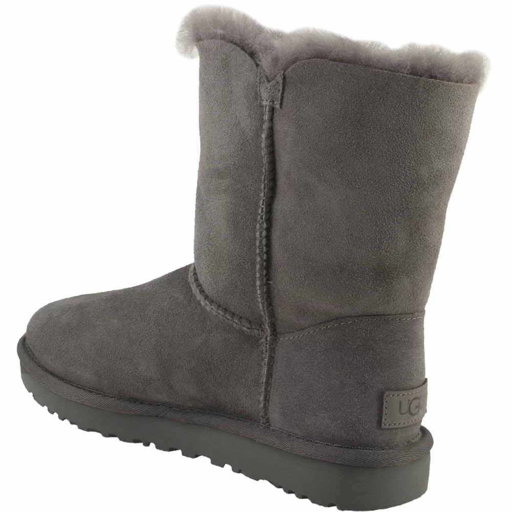 UGG Boots UGG Bailey Button 2 Winter Boots - Womens Grey 3 UGG Boots UGG Bailey Button 2 Winter Boots - Womens Grey - Image 3