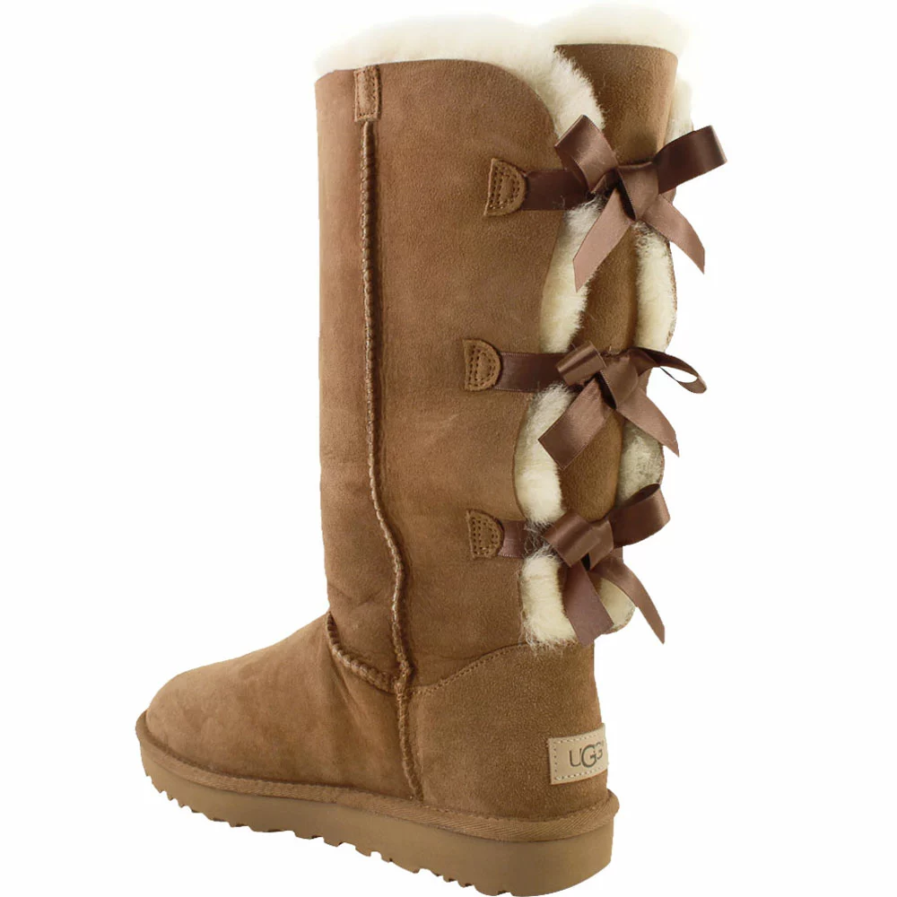 UGG Boots UGG Bailey Bow Tall 2 Winter Boots - Womens Chestnut 3 UGG Boots UGG Bailey Bow Tall 2 Winter Boots - Womens Chestnut - Image 3