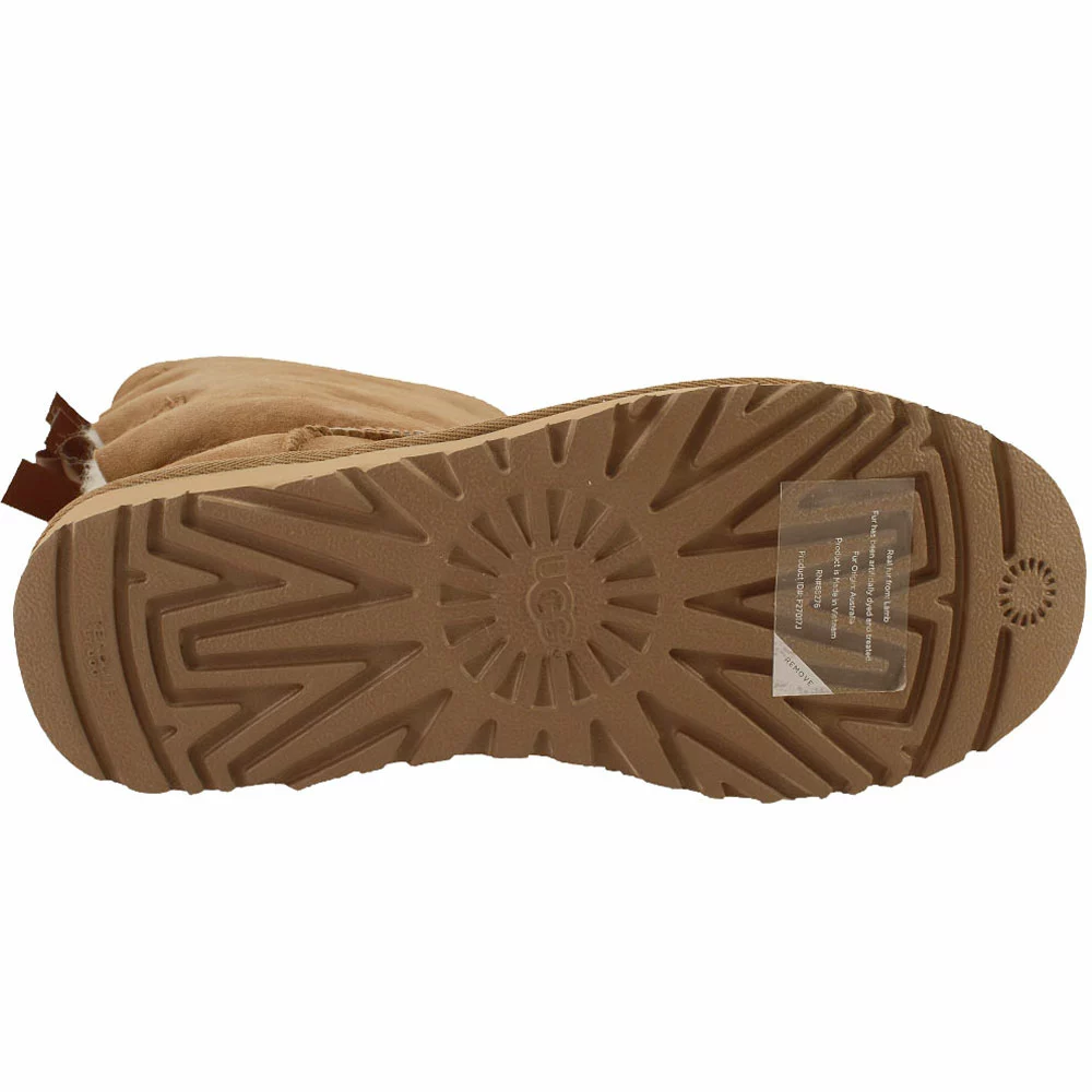 UGG Boots UGG Bailey Bow Tall 2 Winter Boots - Womens Chestnut 4 UGG Boots UGG Bailey Bow Tall 2 Winter Boots - Womens Chestnut - Image 4