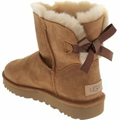UGG Boots UGG Bailey Bow Mini 2 Winter Boots - Womens Chestnut -Rogan‘s Shoes shop UG 1016501 CHE3
