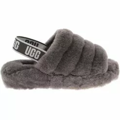 UGG Boots UGG Fluff Yeah Slide Slippers - Womens Charcoal
