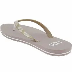 UGG Boots UGG Simi Graphic Flip Flops - Womens Taupe -Rogan‘s Shoes shop UG 1099831 TPE3