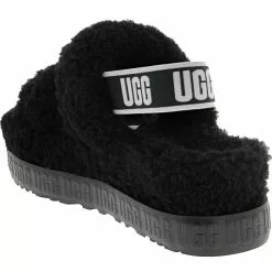 UGG Boots UGG Oh Fluffita Slippers - Womens Black -Rogan‘s Shoes shop UG 1120876 BLK3