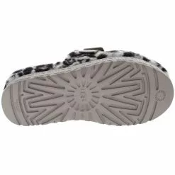UGG Boots UGG Fluffita Panther Print Slippers - Womens Stormy Grey -Rogan‘s Shoes shop UG 1122556 GRY4