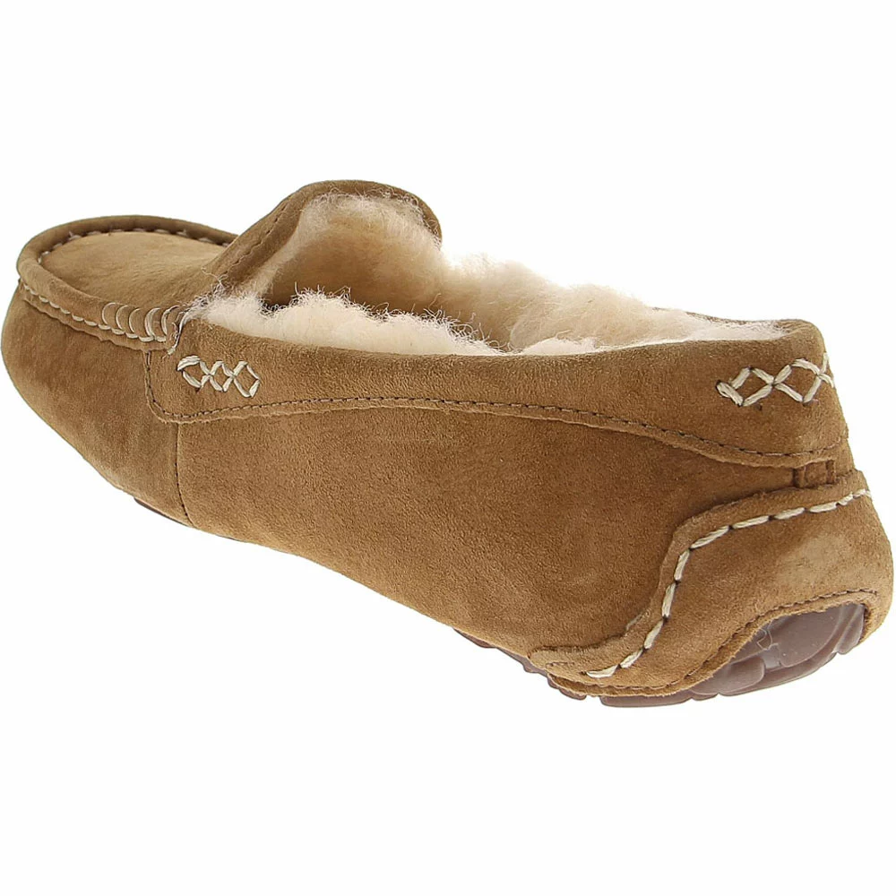 UGG Boots UGG Australia Ansley Sheepskin Moccasin Slippers - Womens Chestnut Brown 3 UGG Boots UGG Australia Ansley Sheepskin Moccasin Slippers - Womens Chestnut Brown - Image 3
