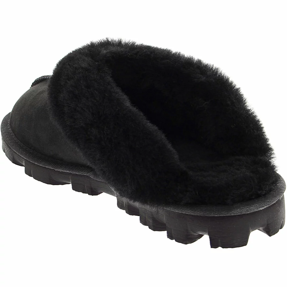 UGG Boots UGG Coquette Sheepskin 5125 Slippers - Womens Black 3 UGG Boots UGG Coquette Sheepskin 5125 Slippers - Womens Black - Image 3