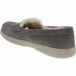 Vionic Cedar Lynez Suede Slippers - Womens Grey -Rogan‘s Shoes shop VI 10011399 GRY3