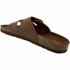 White Mountain Helga Sandals - Womens Brown Leather -Rogan‘s Shoes shop WM 4897 BRN3