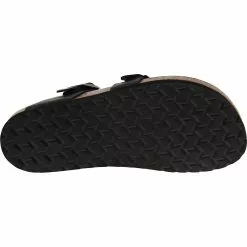 White Mountain Gracie Sandals - Womens Black -Rogan‘s Shoes shop WM W26765 BLK4