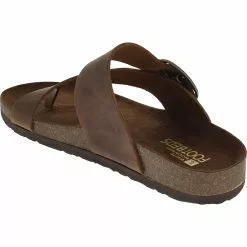 White Mountain Harley Sandals - Womens Brown -Rogan‘s Shoes shop WM W28935 BRN3