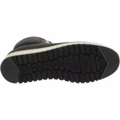 White Mountain Cozy Casual Boots - Womens Black Textile -Rogan‘s Shoes shop WM W29455 BLK4