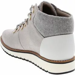 White Mountain Clifton Casual Boots - Womens Silver Textile -Rogan‘s Shoes shop WM W29456 SIL3