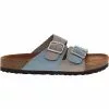 White Mountain Hippy Sandals - Womens Dusty Teal Light Grey