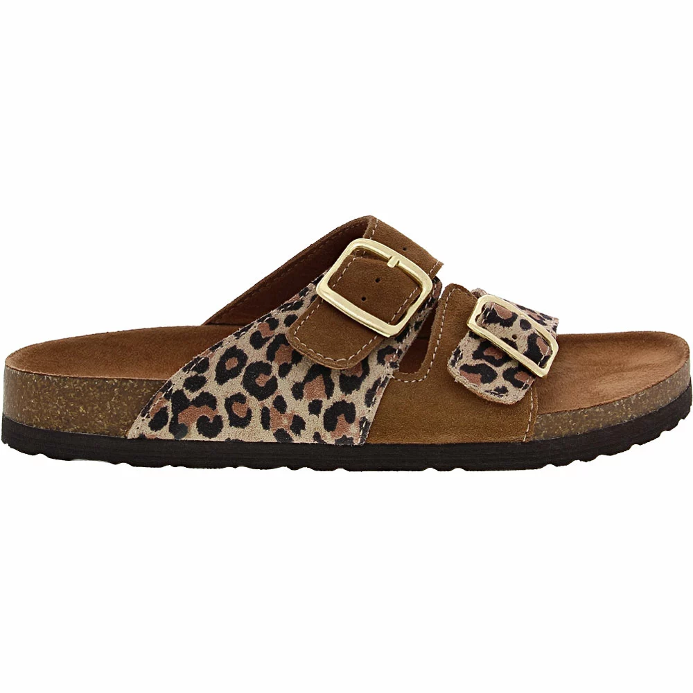 White Mountain Hippy Sandals - Womens Leopard New Chestnut 1 White Mountain Hippy Sandals - Womens Leopard New Chestnut