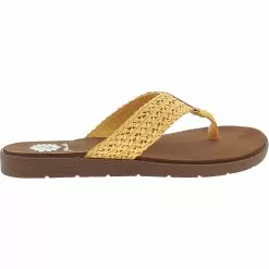 Yellow Box Fida Flip Flops - Womens Marigold