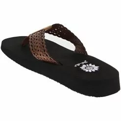 Yellow Box Wally Flip Flops - Womens Tan -Rogan‘s Shoes shop YB WALLY TAN3